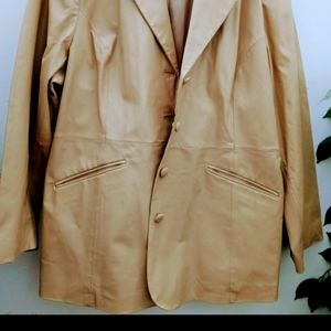 Terry Lewis Genuine 100% Classic Luxury Leather Jacket. Size Large